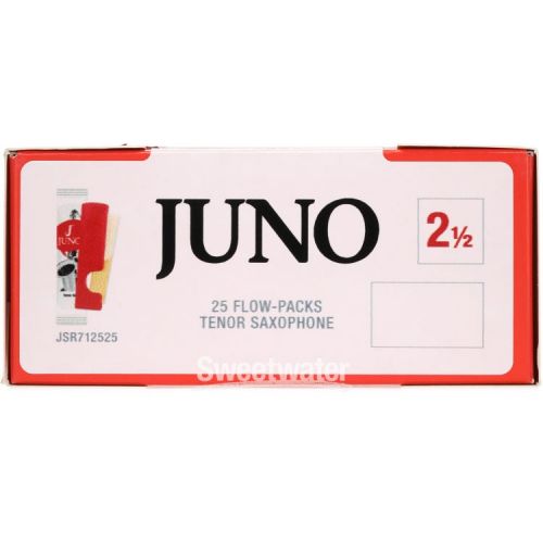  Juno JSR712525 Tenor Saxophone Reeds - 2.5 (25-pack)