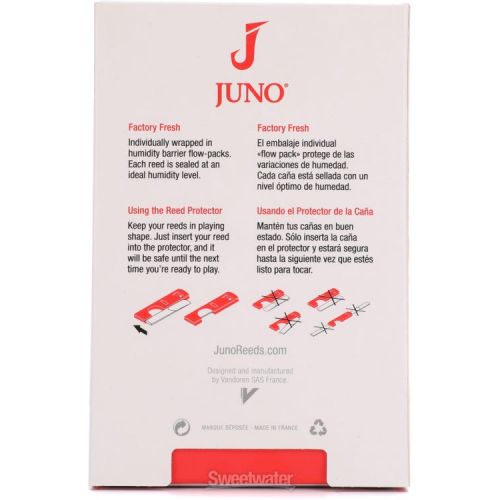  Juno JSR612525 Alto Saxophone Reeds - 2.5 (25-pack)