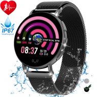 Jupitaz Fitness Tracker Smart Watch, Activity Tracker Watch with Heart Rate Blood Pressure Sleep Monitor IP67 Waterproof Smart Fitness Watch with Calorie Counter, Pedometer, BT for