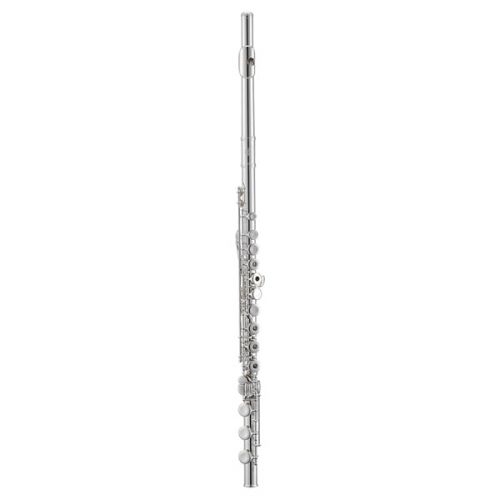  Jupiter Intermediate Open Hole Sterling Silver C Flute with Offset G, JFL1000RBO