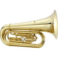 Jupiter JTU1000M Intermediate Convertible 3/4-size Left Shoulder Marching Tuba - Clear Lacquer