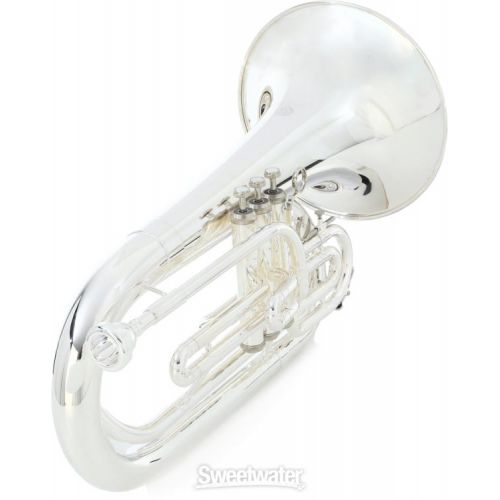  Jupiter JBR1000MS Intermediate Marching Baritone - Silver-plated