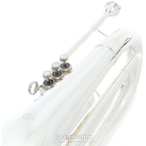  Jupiter JBR1000MS Intermediate Marching Baritone - Silver-plated