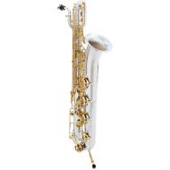 Jupiter JBS1100SG Baritone Saxophone - Silver Plated with Gold Lacquer Keys