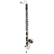 Jupiter JBC1000NC Intermediate Bb Bass Clarinet with Nickel-plated Keys - One Section Wooden Case