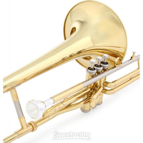  Jupiter JTB720V Student C Valve Trombone - Clear Lacquer