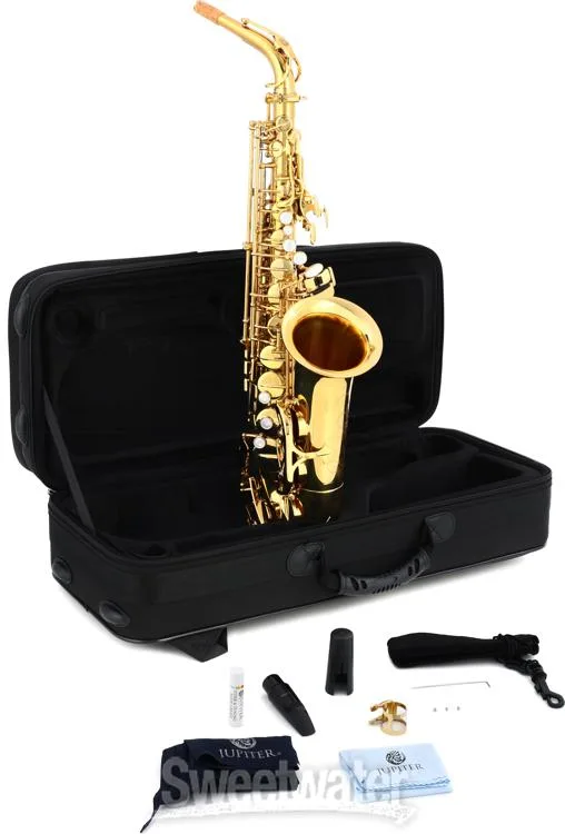  Jupiter JAS1100 Alto Saxophone - Gold Lacquer