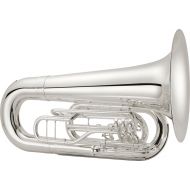 Jupiter JTU1101MS Quantum MK II Professional Marching Tuba - Silver-plated