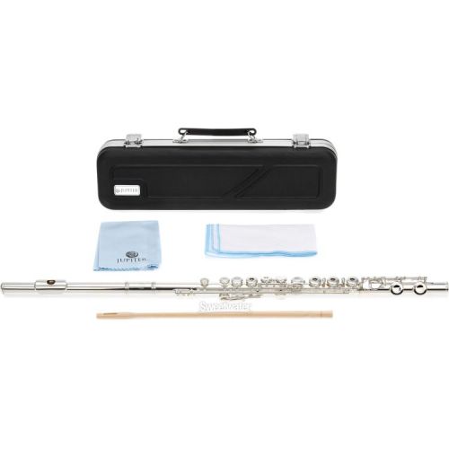  Jupiter JFL710ROA Standard Flute with Offset G Key System, Top Adjustment Screws, and Open-hole Keys