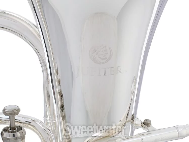  Jupiter JEP1020S Intermediate 4-valve Euphonium - Silver-plated