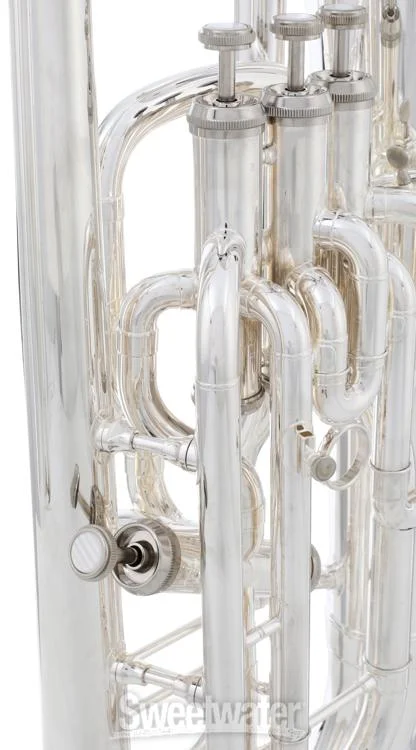  Jupiter JEP1020S Intermediate 4-valve Euphonium - Silver-plated