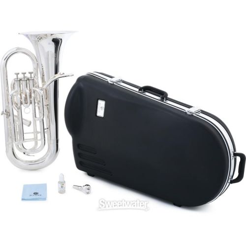  Jupiter JEP1020S Intermediate 4-valve Euphonium - Silver-plated