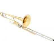 Jupiter JTB700V Student Bb Valve Trombone - Yellow Brass Bell - Clear Lacquer