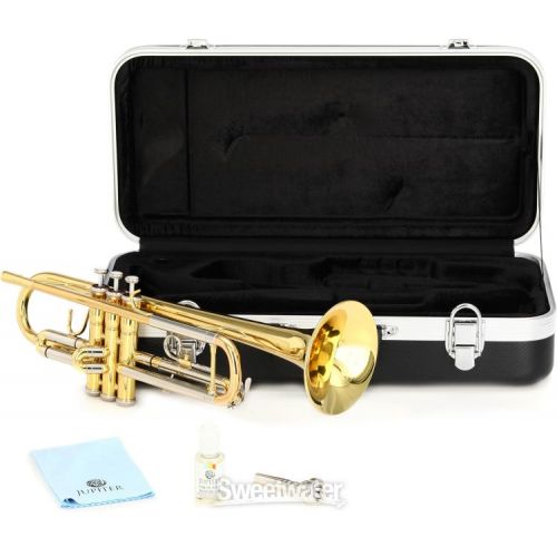  Jupiter JTR700 Standard Bb Trumpet - Clear Lacquer