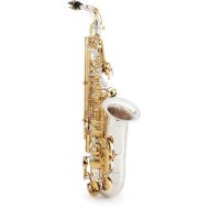 Jupiter JAS1100SG Alto Saxophone - Silver Plated with Gold Lacquer Keys