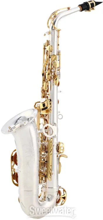  Jupiter JAS1100SG Alto Saxophone - Silver Plated with Gold Lacquer Keys