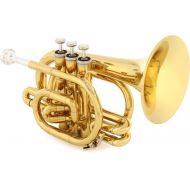 Jupiter JTR710 Pocket Bb Trumpet - Clear Lacquer