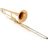 Jupiter JTB700VR Student Bb Valve Trombone - Rose Brass Bell - Clear Lacquer