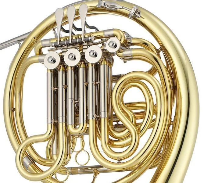  Jupiter JHR1100D Intermediate Double French Horn with Detachable Bell - Clear Lacquer