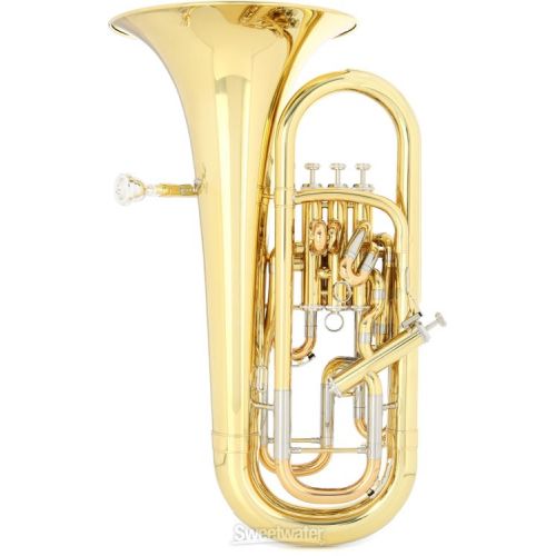  Jupiter JEP1120 3+1 Valve Professional Compensating Euphonium - Clear Lacquer