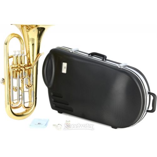  Jupiter JEP1120 3+1 Valve Professional Compensating Euphonium - Clear Lacquer