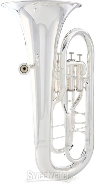  Jupiter JEP1000S Intermediate 4-valve Euphonium - Silver-plated