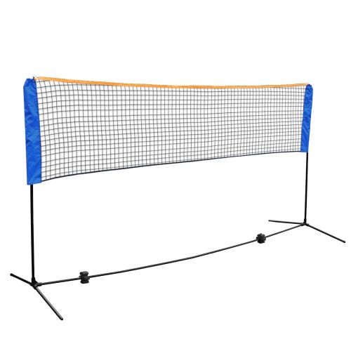  JupiterForce 10 Ft Long 5 Ft High Portable Badminton Net Beach Volleyball Tennis Competition Sports Training Net Set,Height Adjustable with Carrying Bag