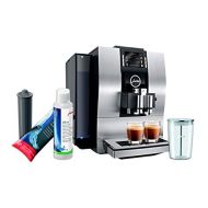 Jura Z6 Automatic Coffe Machine Aluminium Set with Smart Water Filter, Milk System Cleaner and Milk Container