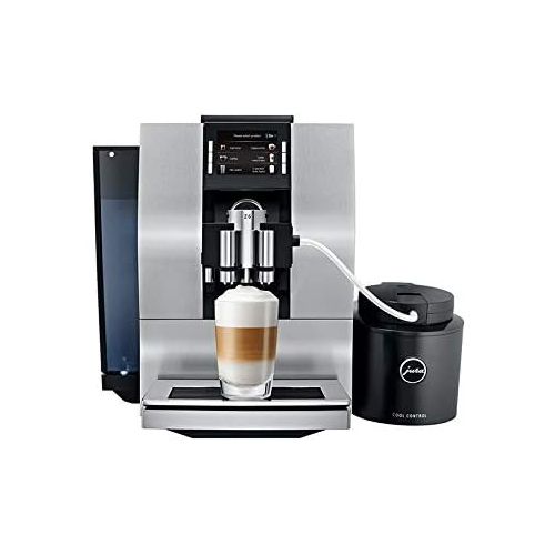  Jura Z6 Automatic Coffe Machine Aluminium Set with Smart Water Filter, Milk System Cleaner and Milk Container