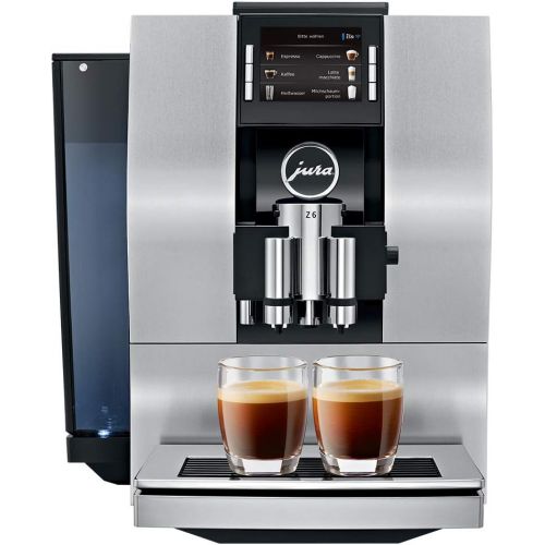  Jura Z6 Automatic Coffe Machine Aluminium Set with Smart Water Filter, Milk System Cleaner and Milk Container