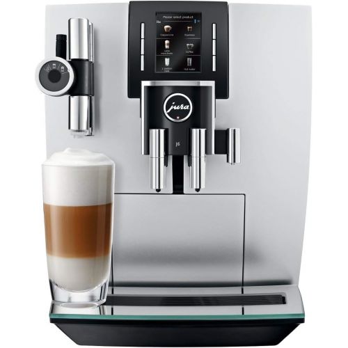  Jura 15150 J6 Coffee Machine, Brilliant Silver