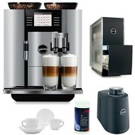 Jura 13623 Giga 5 Automatic Coffee Machine, Aluminum Includes Jura 131 Degree Cup Warmer, Jura Milk Container, Jura Cleaning Tablets and Two Espresso Cups and Saucers