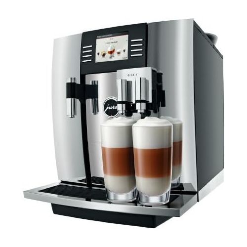  Jura 13623 Giga 5 Automatic Coffee Machine, Aluminum Includes Jura 131 Degree Cup Warmer, Jura Milk Container, Jura Cleaning Tablets and Two Espresso Cups and Saucers