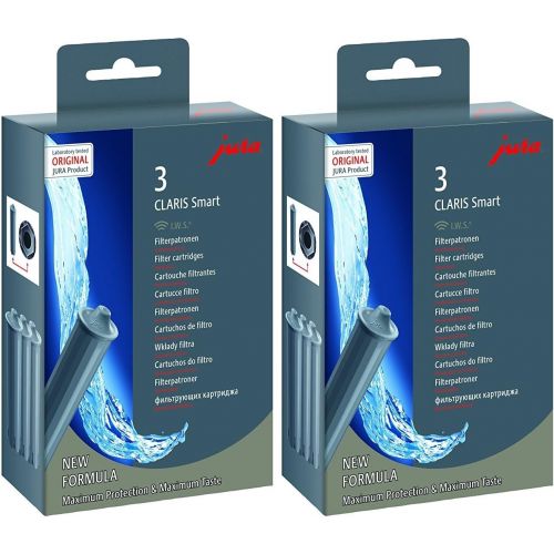  Jura CLARIS Smart Espresso Machine Water Filter, Cartridge - 2 Box of 3 set, 6 Count