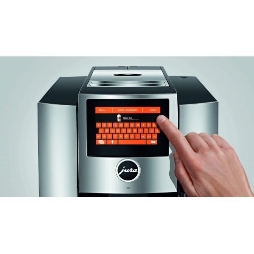  JURA S8 Automatic Coffee Machine, Chrome