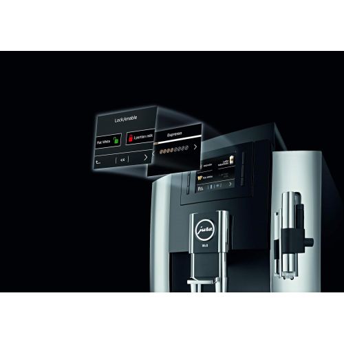  Jura 15145 Automatic Coffee Machine WE8, Chrome