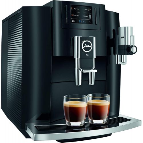  Jura E8 Piano Black Automatic Coffee Machine