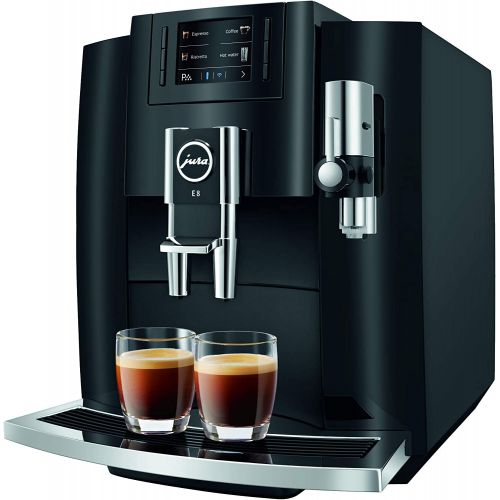  Jura E8 Piano Black Automatic Coffee Machine