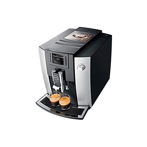  Jura E6 Platinum Automatic Coffee Machine Set with Smart Water Filter, Milk System Cleaner and Milk Container