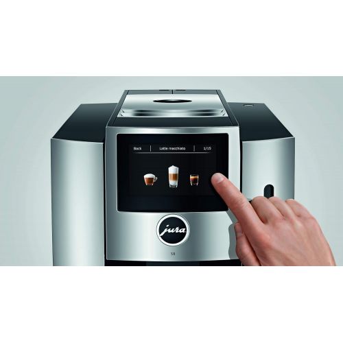  JURA S8 Automatic Coffee Machine, Chrome