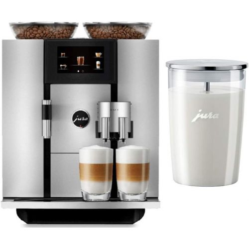  [아마존베스트]JURA GIGA 6 Automatic Coffee Machine, Silver and Glass Milk Container Bundle (2 Items)