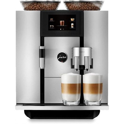  [아마존베스트]JURA GIGA 6 Automatic Coffee Machine, Silver and Glass Milk Container Bundle (2 Items)