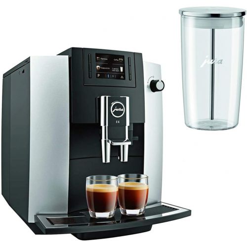  [아마존베스트]Jura 15070 E6 Automatic Coffee Center, Platinum with Milk Container