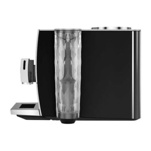  Jura ENA 8 Automatic Coffee Machine (Metropolitan Black) with Glass Milk Container Bundle (2 Items)