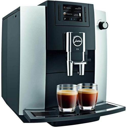 [아마존베스트]Jura 15070 E6 Automatic Coffee Center, Platinum with Milk Container