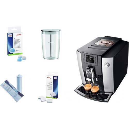  [아마존베스트]Jura 15070 E6 Automatic Coffee Center, Platinum, Promotional Bundle.