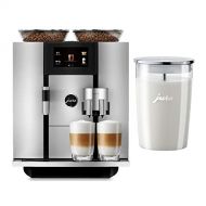 [아마존베스트]JURA GIGA 6 Automatic Coffee Machine, Silver and Glass Milk Container Bundle (2 Items)
