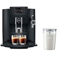 Jura E8 Coffee & Beverage Center Bundle Set With Milk Container And Cleaners
