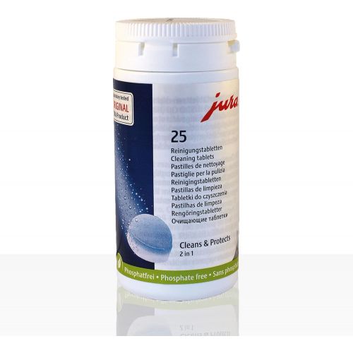  Jura 2-Phase Cleaning and Descaling Tablets for Fully Automatic Coffee Machines, 48 Count