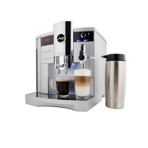  Jura 13423 Impressa S9 One Touch Automatic Coffee-and-Espresso Center, Platinum